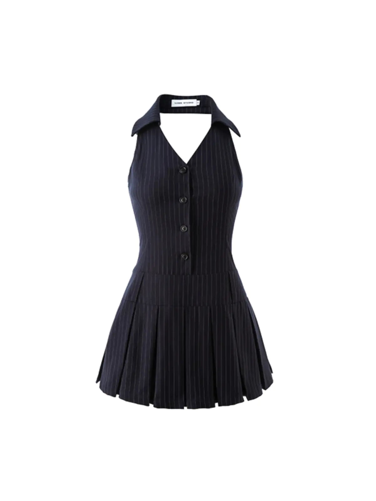 French Kikyo Off-Shoulder Spicy Girl Dress - # GIAA231710019