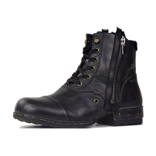 Men's Leather Ankle Boots OS-5008-8-E-F