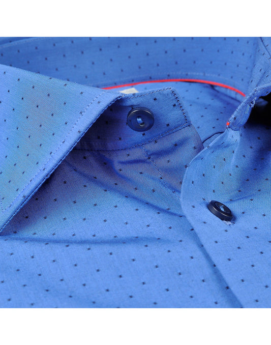Made in Italy Dress Shirts// Blue - contemporary fit