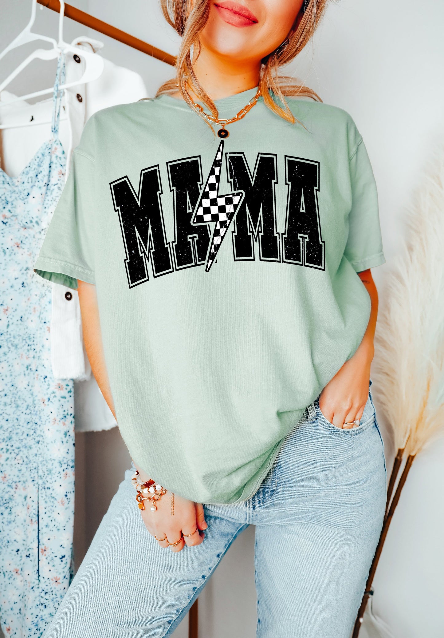 Mama Comfort Colors Graphic Tees (Lightning Condensed)