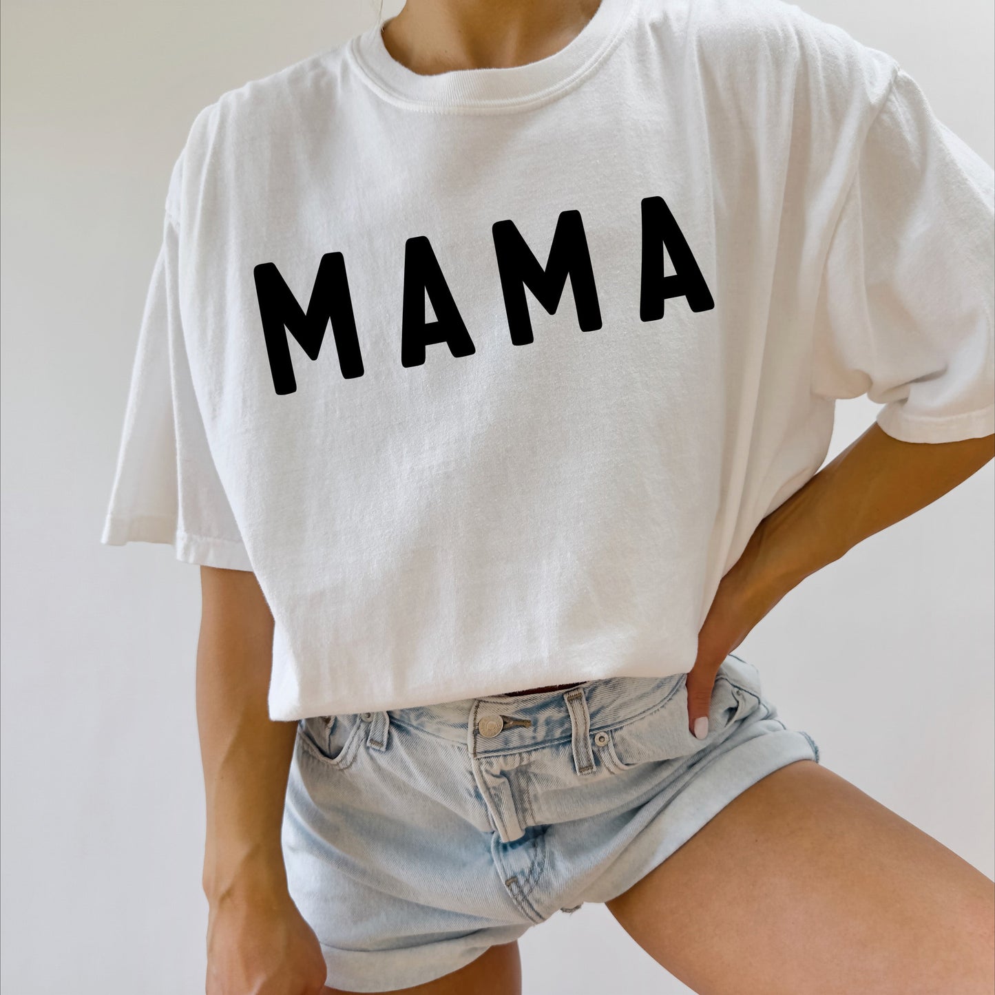 Mama Comfort Colors Graphic Tees (Round Font)