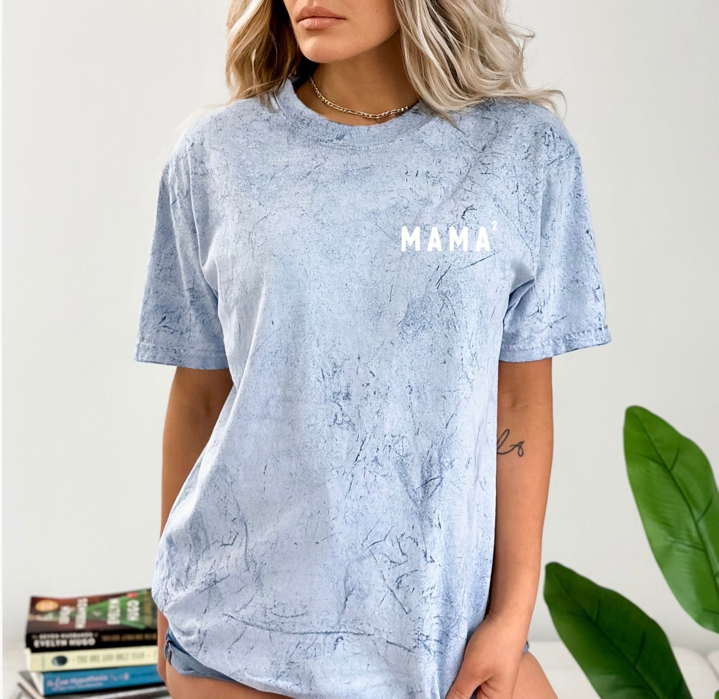 Mama Of 2 Comfort Colors Graphic Tees