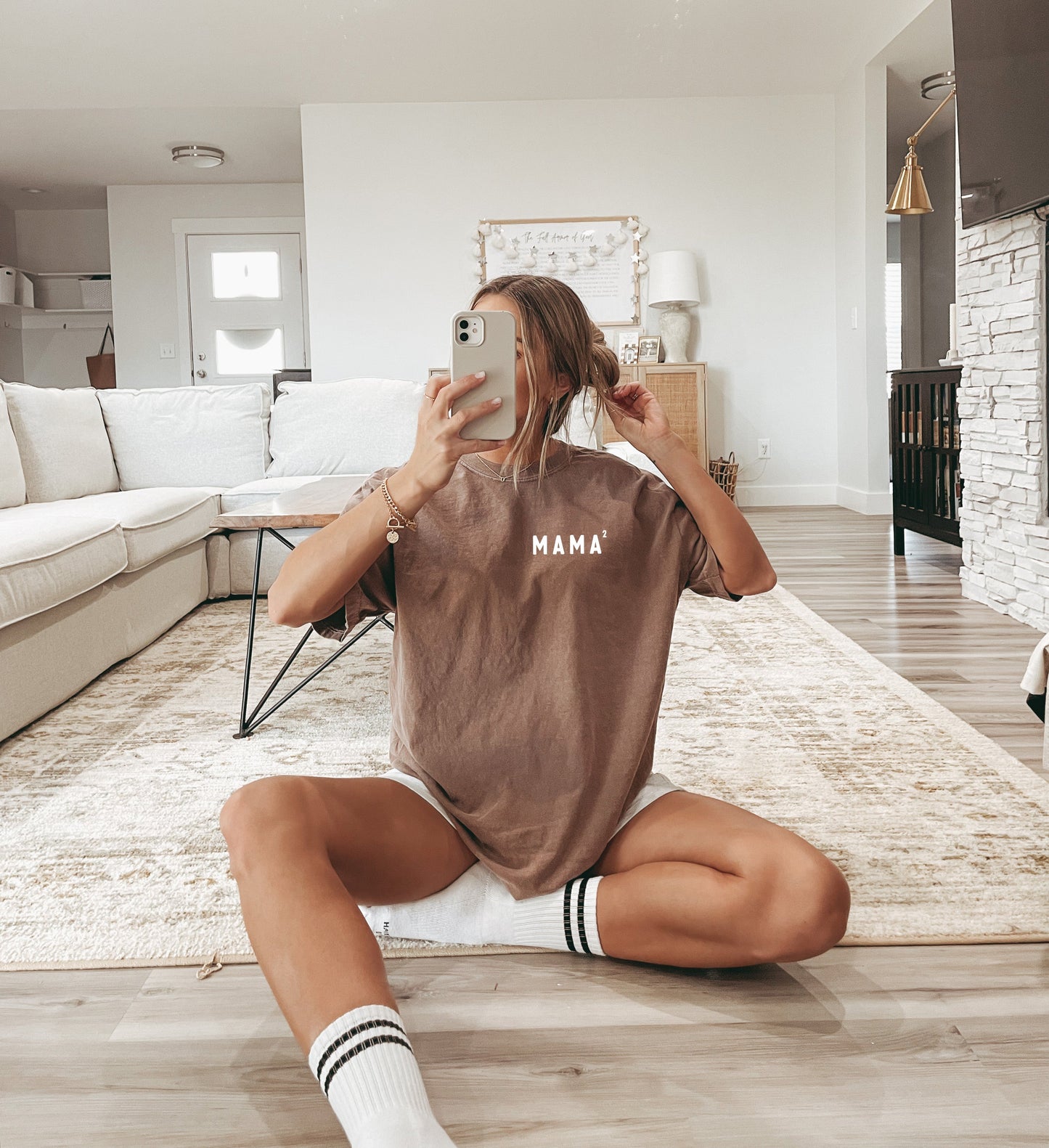 Mama Of 2 Comfort Colors Graphic Tees