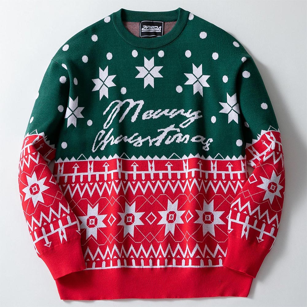 Men’s Christmas Jacquard Loose Sweater | NCS