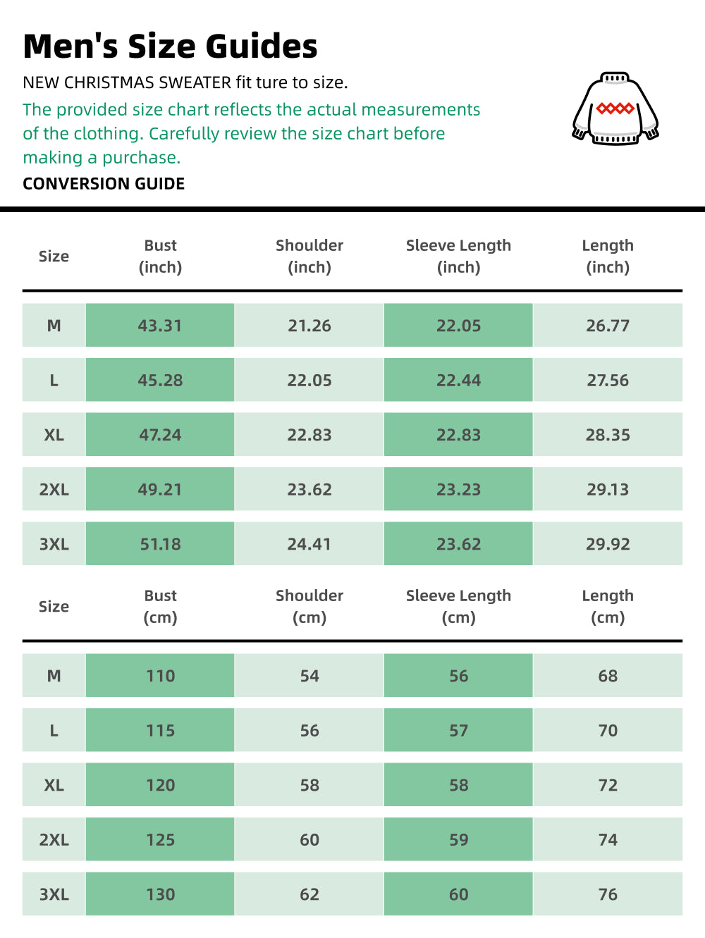 Men’s Christmas Jacquard Loose Sweater | NCS