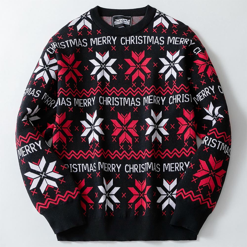 Men’s Christmas Snowflake Jacquard Sweater | NCS