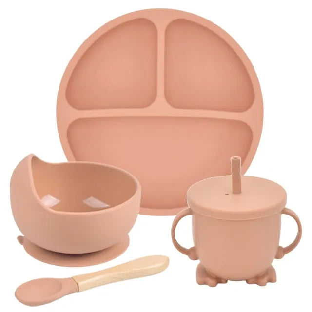 Silicone Baby Feeding Spoon Set - # BAGE21110006