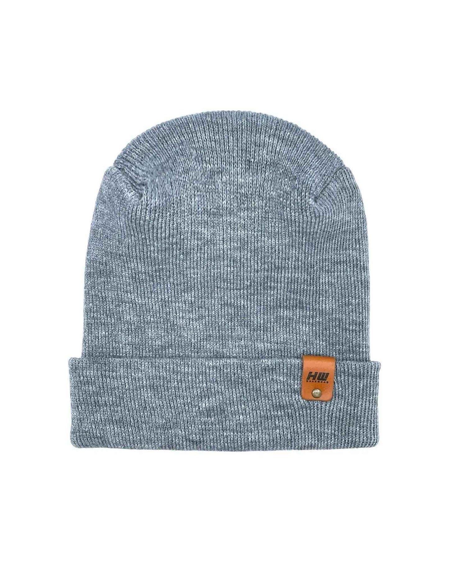 NEW HAAKWEAR H-Stitch Cuffed Beanie - Designed and Made in USA (Patent Pending Design) - Koala Gray