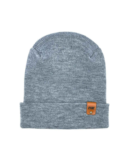 NEW HAAKWEAR H-Stitch Cuffed Beanie - Designed and Made in USA (Patent Pending Design) - Koala Gray
