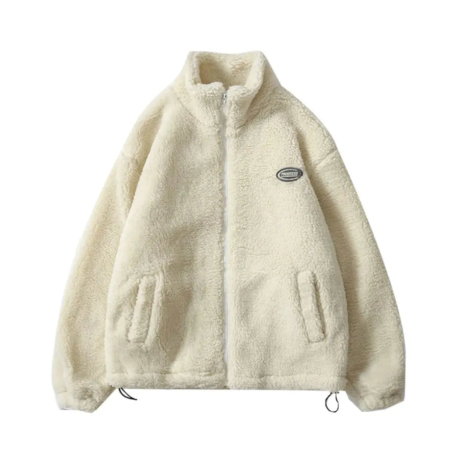 Hip Hop Winter Fleece Fluffy Jacket - # BOAA13210002
