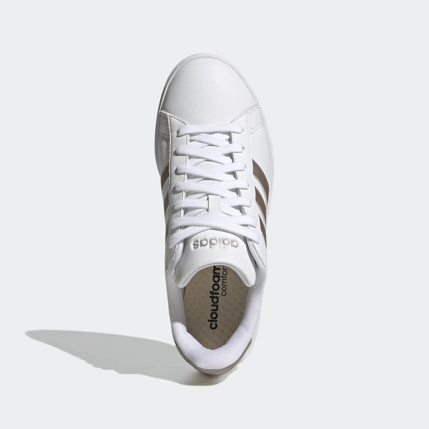 adidas Women's Sneakers 7.5 White/Platin Metallic/Platin Metallic - # GIAA73710001