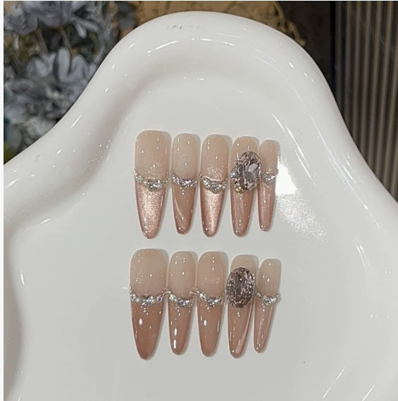 1033- Handmade press on nails fake nails removable