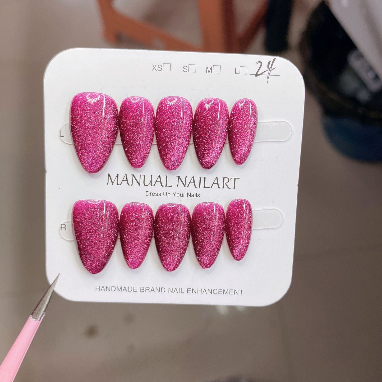 1026- Handmade press on nails fake nails removable