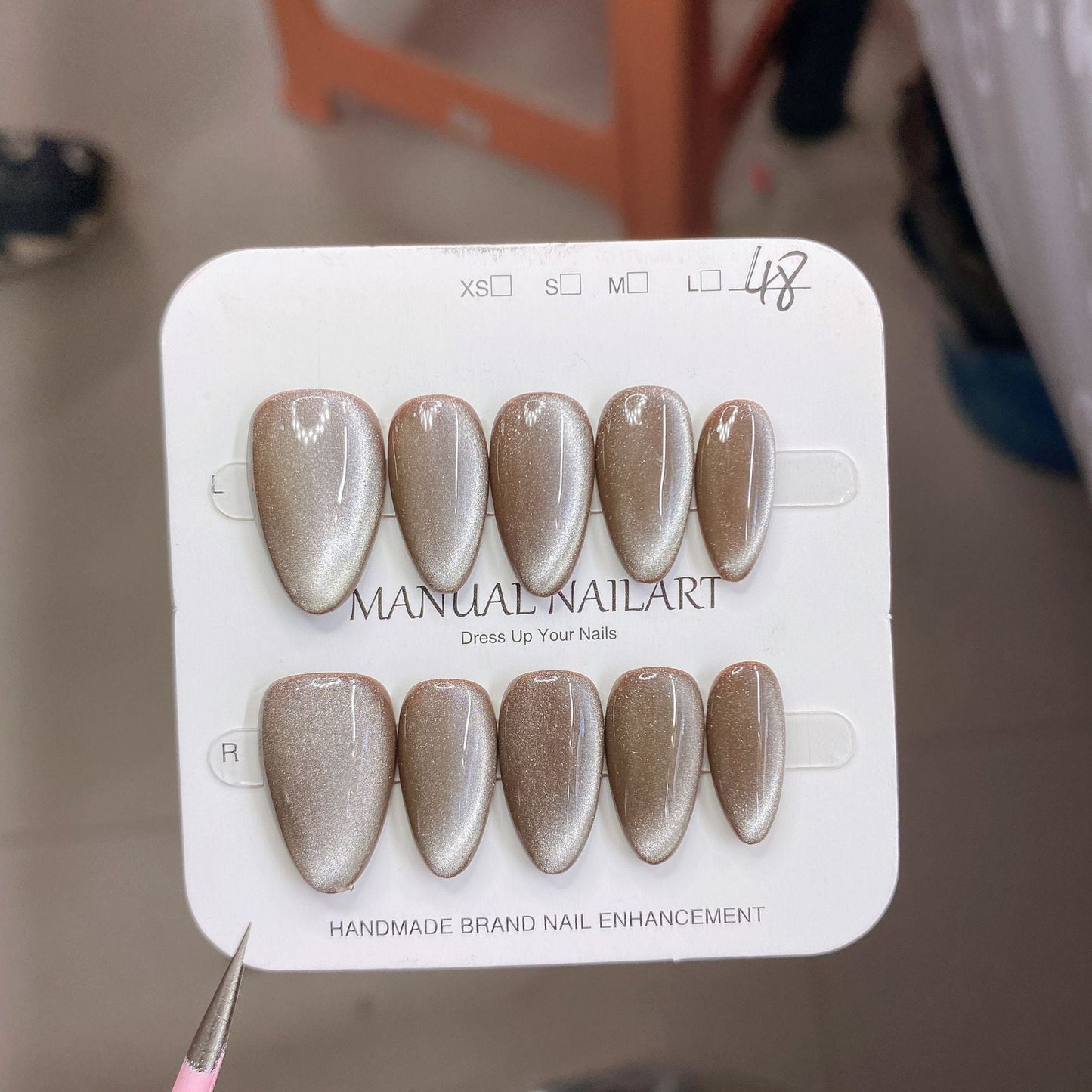 1026- Handmade press on nails fake nails removable