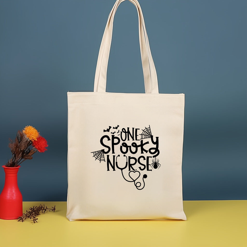 Canvas printed shoulder bag, fashionable and lightweight shopping bag, large-capacity cotton bag 2pcs hobo.