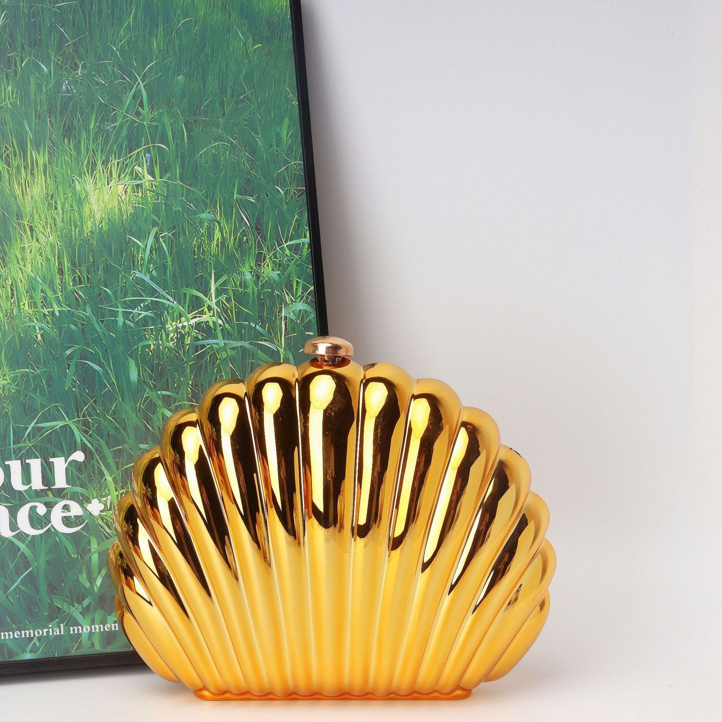 Shell Box Bag, Clutch Purse, Dinner Purse evening Clutch Purse Party, Prom Bag, Party Purse,