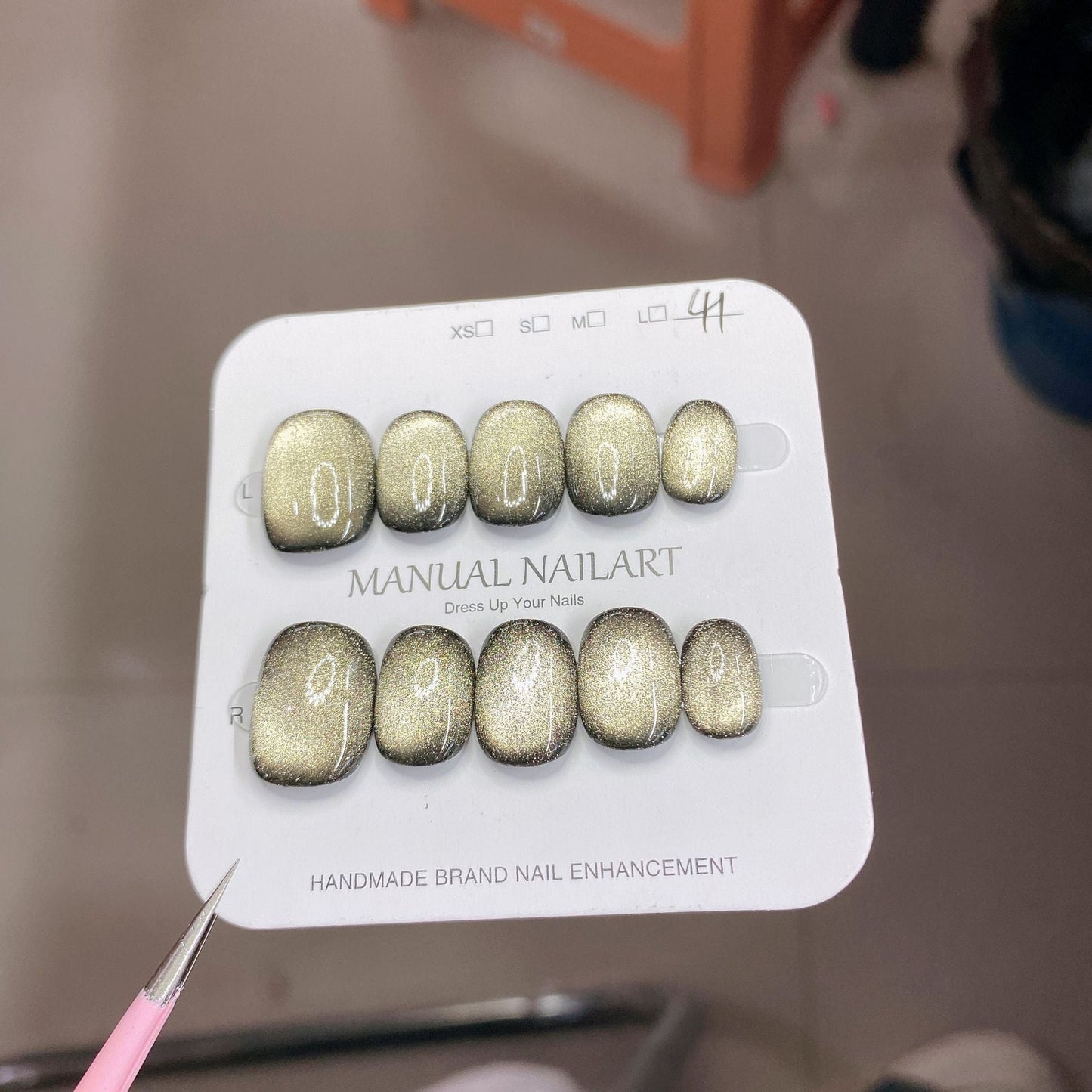 1027- Handmade press on nails fake nails removable