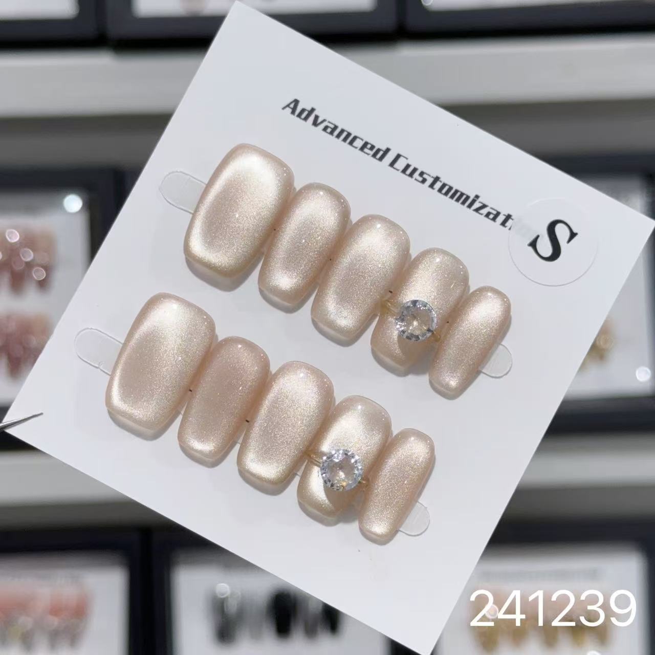 1028- Handmade press on nails fake nails removable