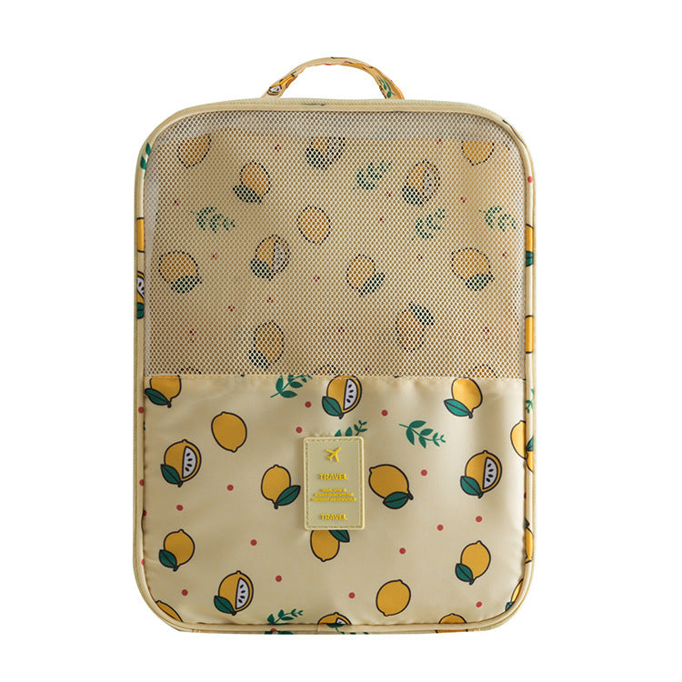 Large capacity can hold three pairs of shoes convenient Oxford cloth storage bag, waterproof shoe bag, suitcase trolley shoe bag