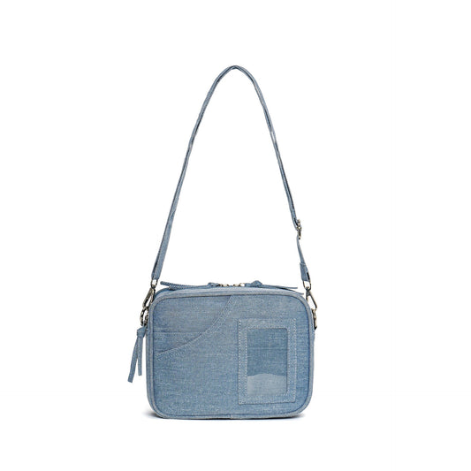Casual Mini Denim Bag for Women – Versatile Shopping Canvas Bag & Small Shoulder Hobo Bag