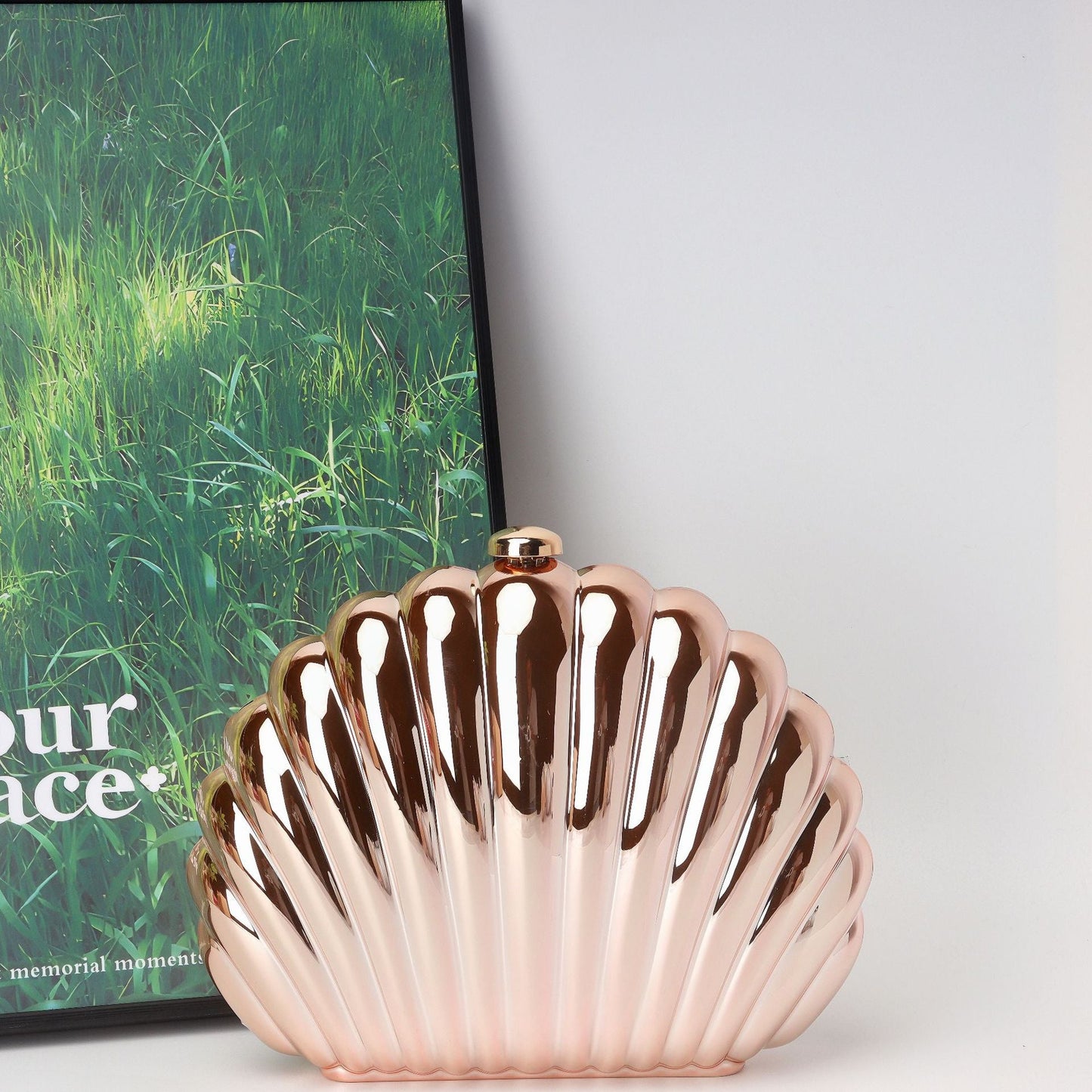 Shell Box Bag, Clutch Purse, Dinner Purse evening Clutch Purse Party, Prom Bag, Party Purse,