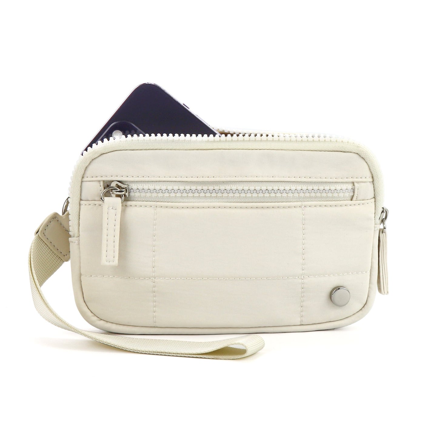 Transparent PVC Large Card Bag – Wrist Bag with Compartments for Bank Card & Change Storage, Portable Wristlet Purse