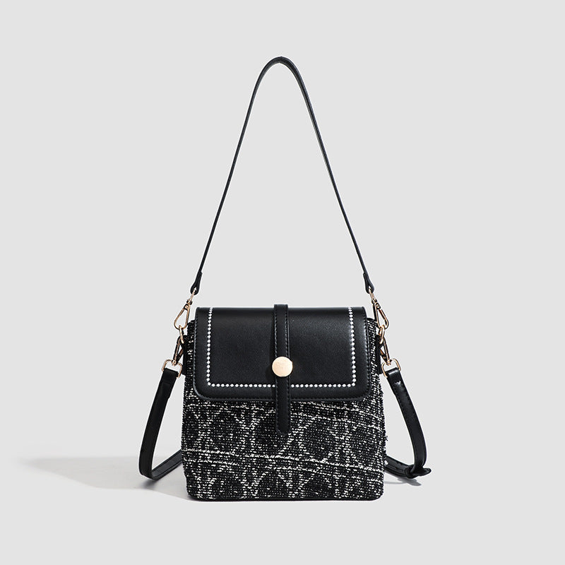 Elegant Small Square Bag - Stylish Women's Spring Shoulder Crossbody Bag with Sophisticated Design hobo