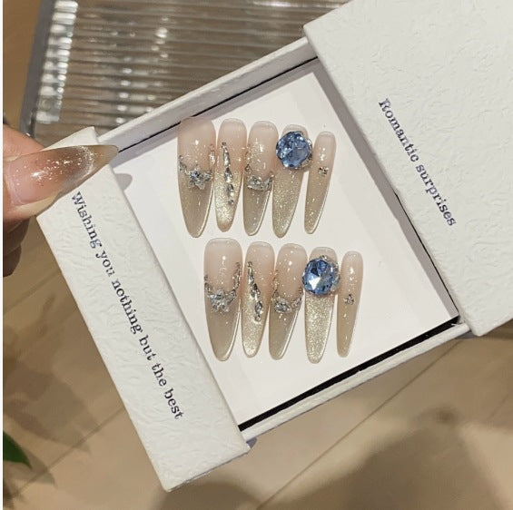 1034- Handmade press on nails fake nails removable