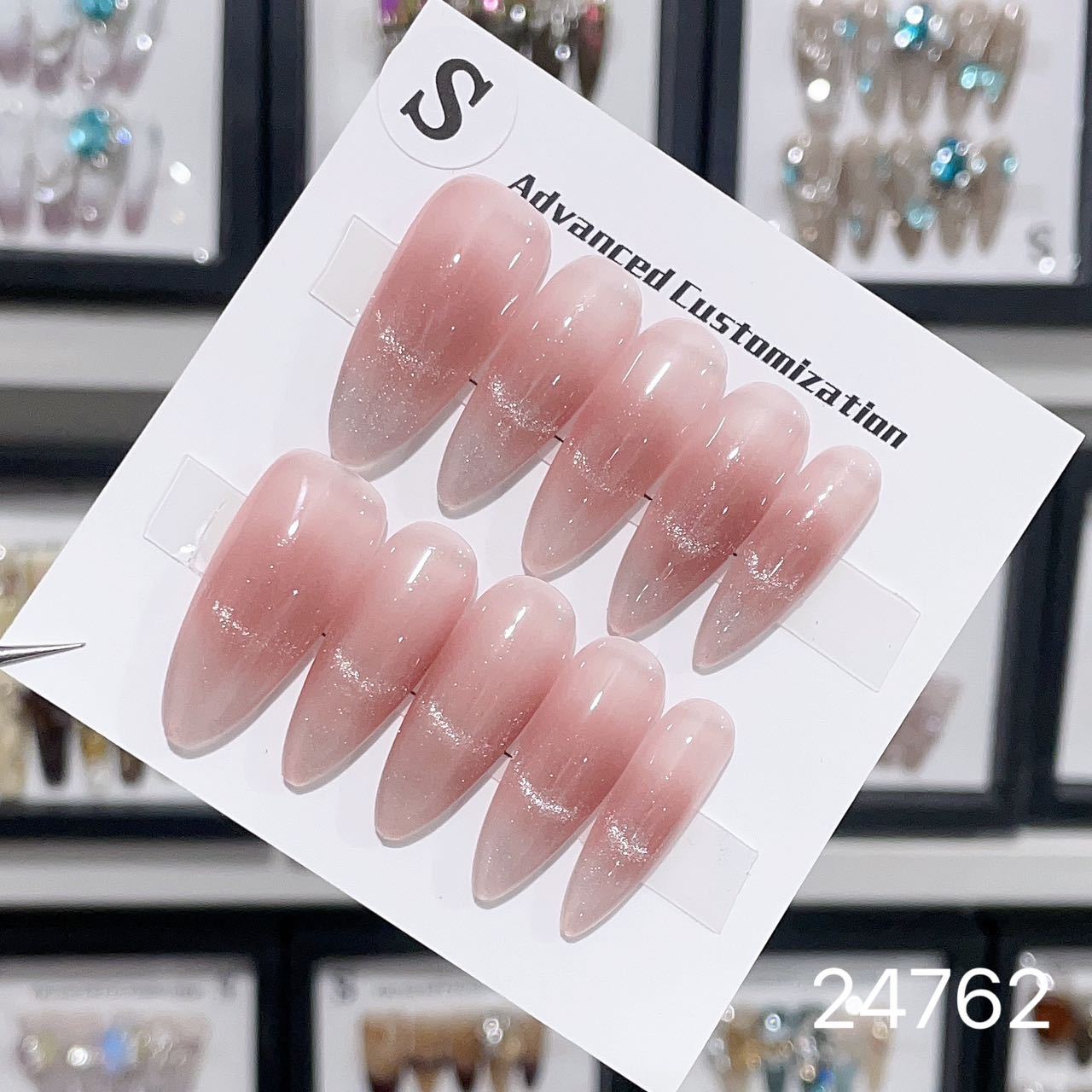 0967- Handmade press on nails fake nails removable