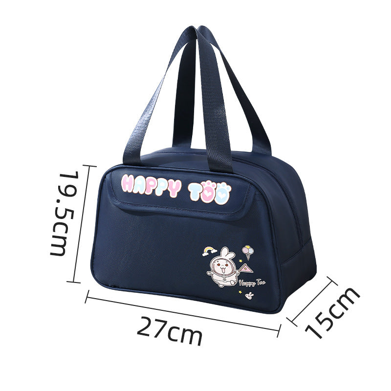 Cute lunch bag, lunch box bag waterproof, student lunch bag, cartoon picnic camping thermal insulation bag