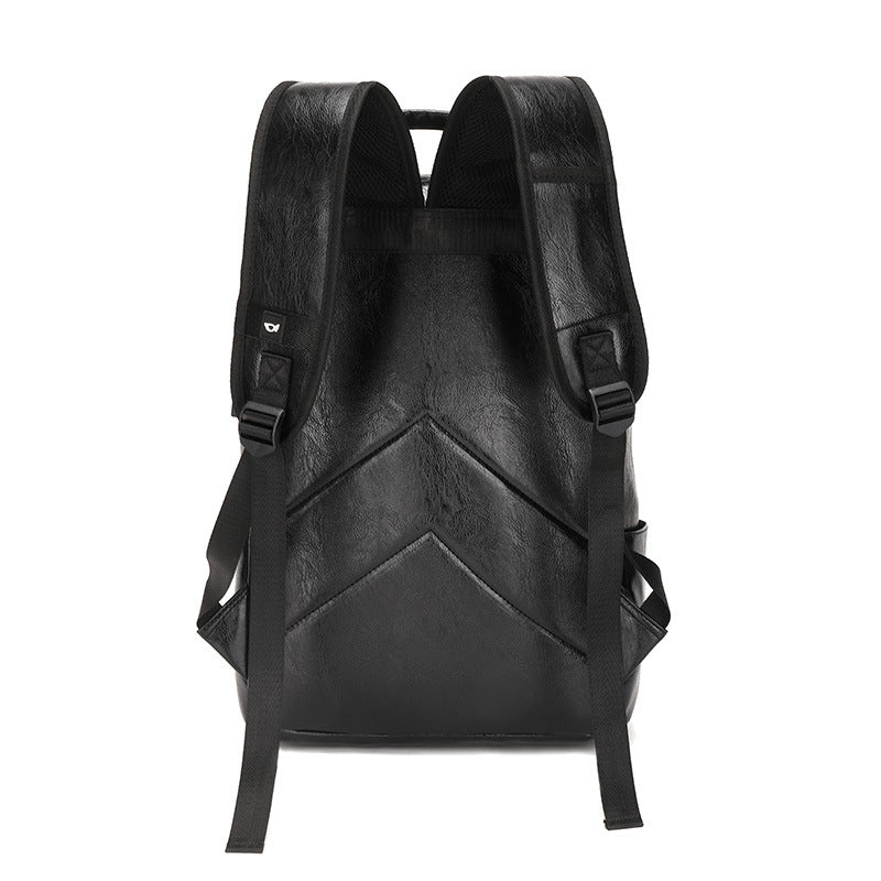 Boutique Men's Backpack Fashion Business Fan Large Capacity Soft Leather Backpack Travel Men's Short-haul School Bag MB21080302