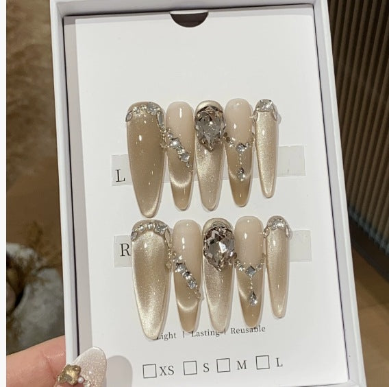 1033- Handmade press on nails fake nails removable