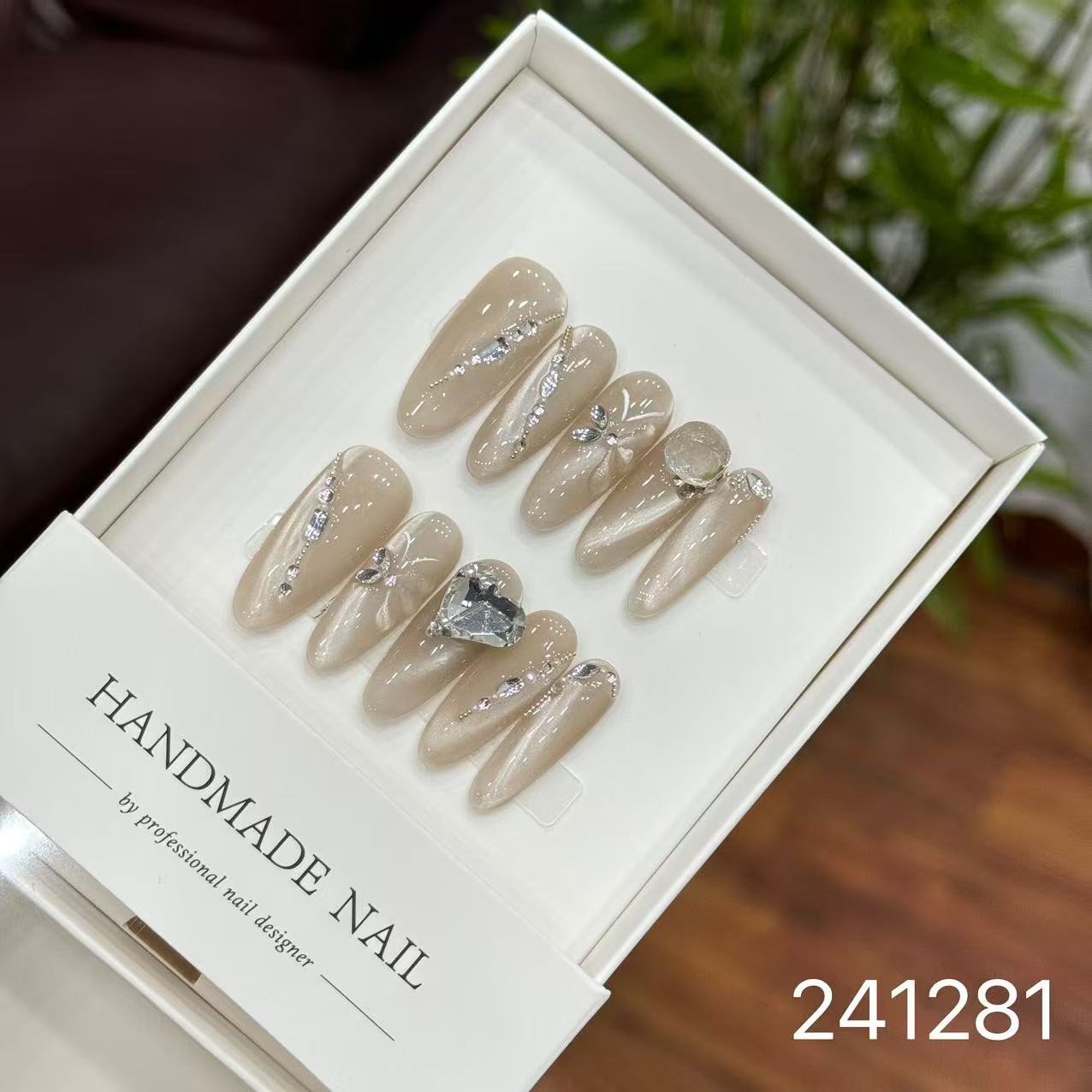 1029- Handmade press on nails fake nails removable