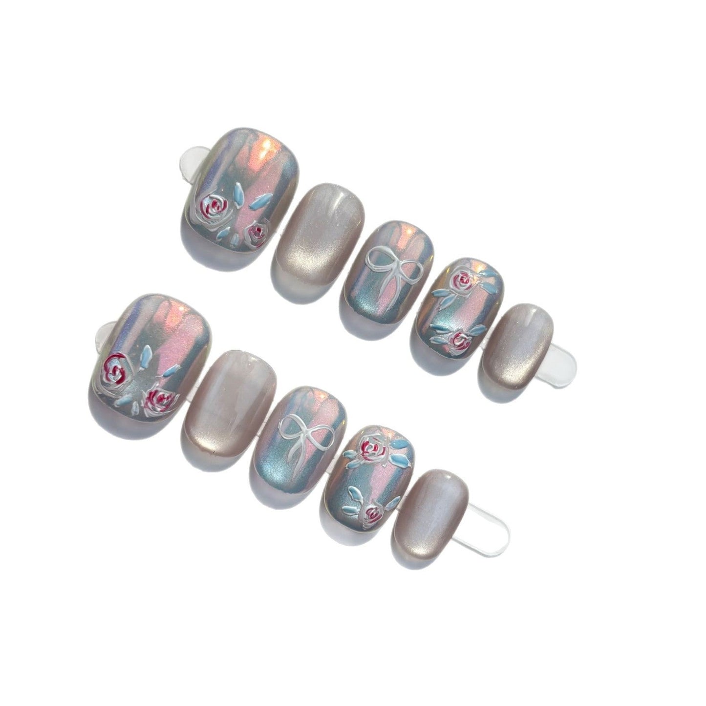 0940- Handmade press on nails fake nails removable