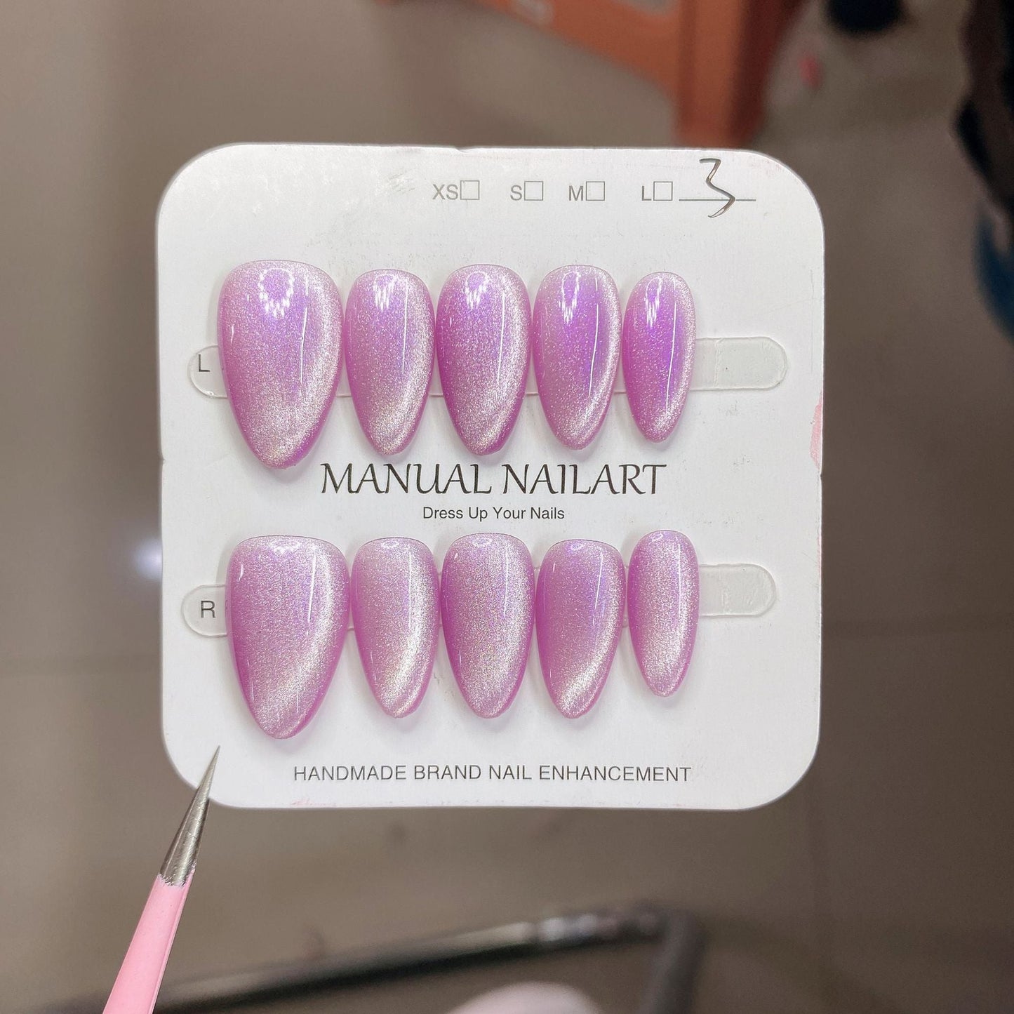 1027- Handmade press on nails fake nails removable