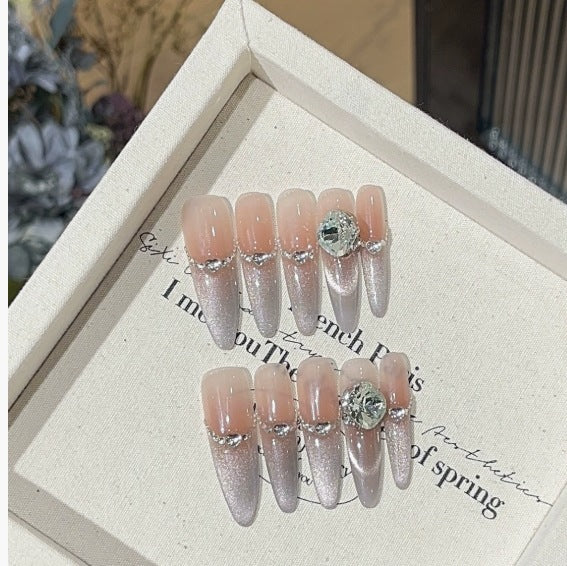 1034- Handmade press on nails fake nails removable