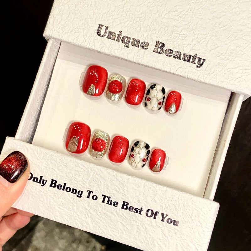 0937- Handmade press on nails fake nails removable