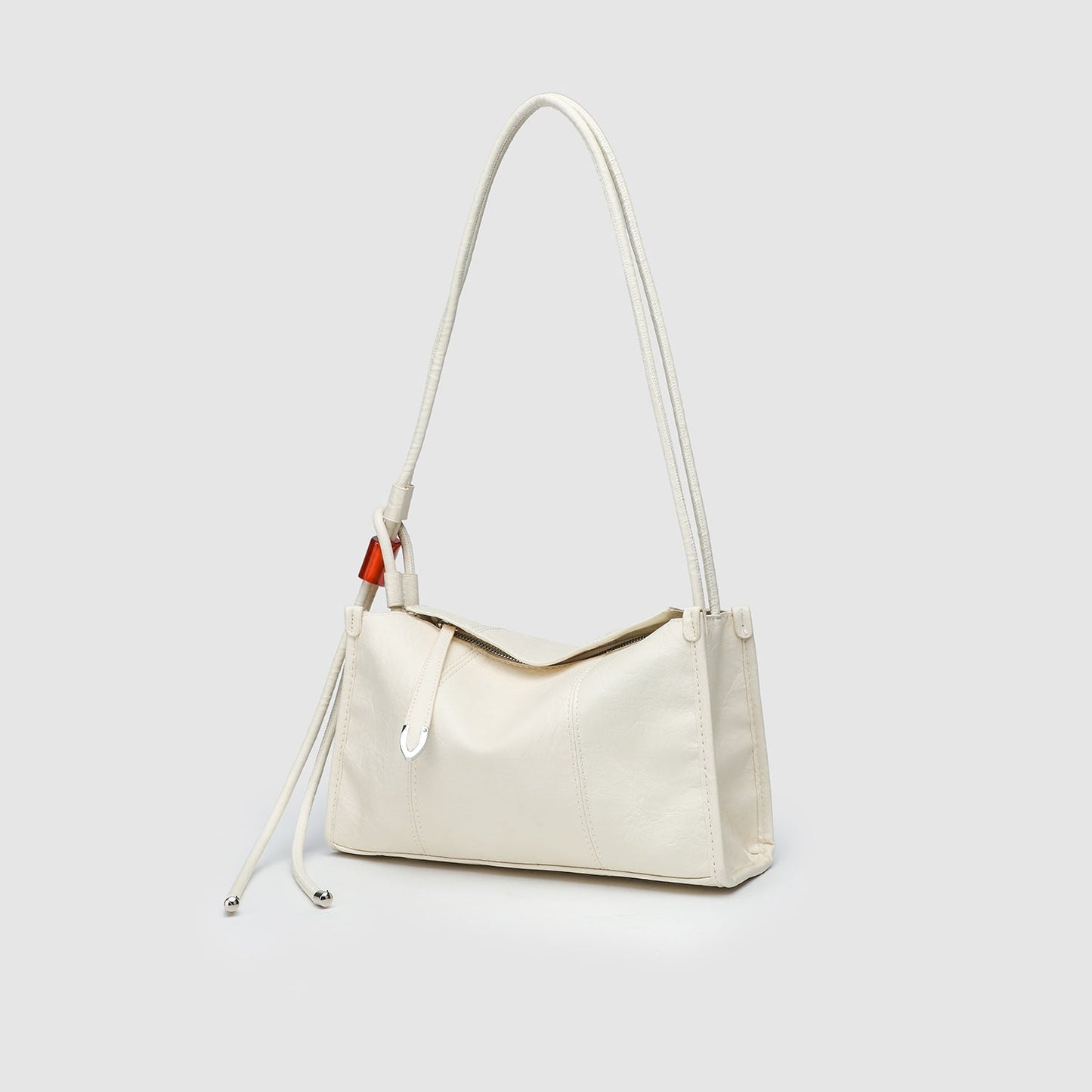 Stylish and minimalist design commuter hobo bag ladies, bag large capacity pleated underarm shoulder bag, chic elegant shoulder purse