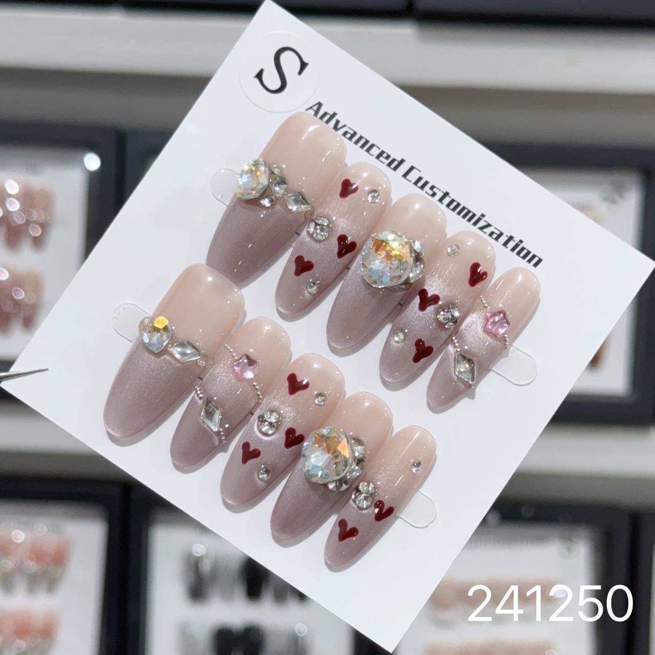 1031- Handmade press on nails fake nails removable