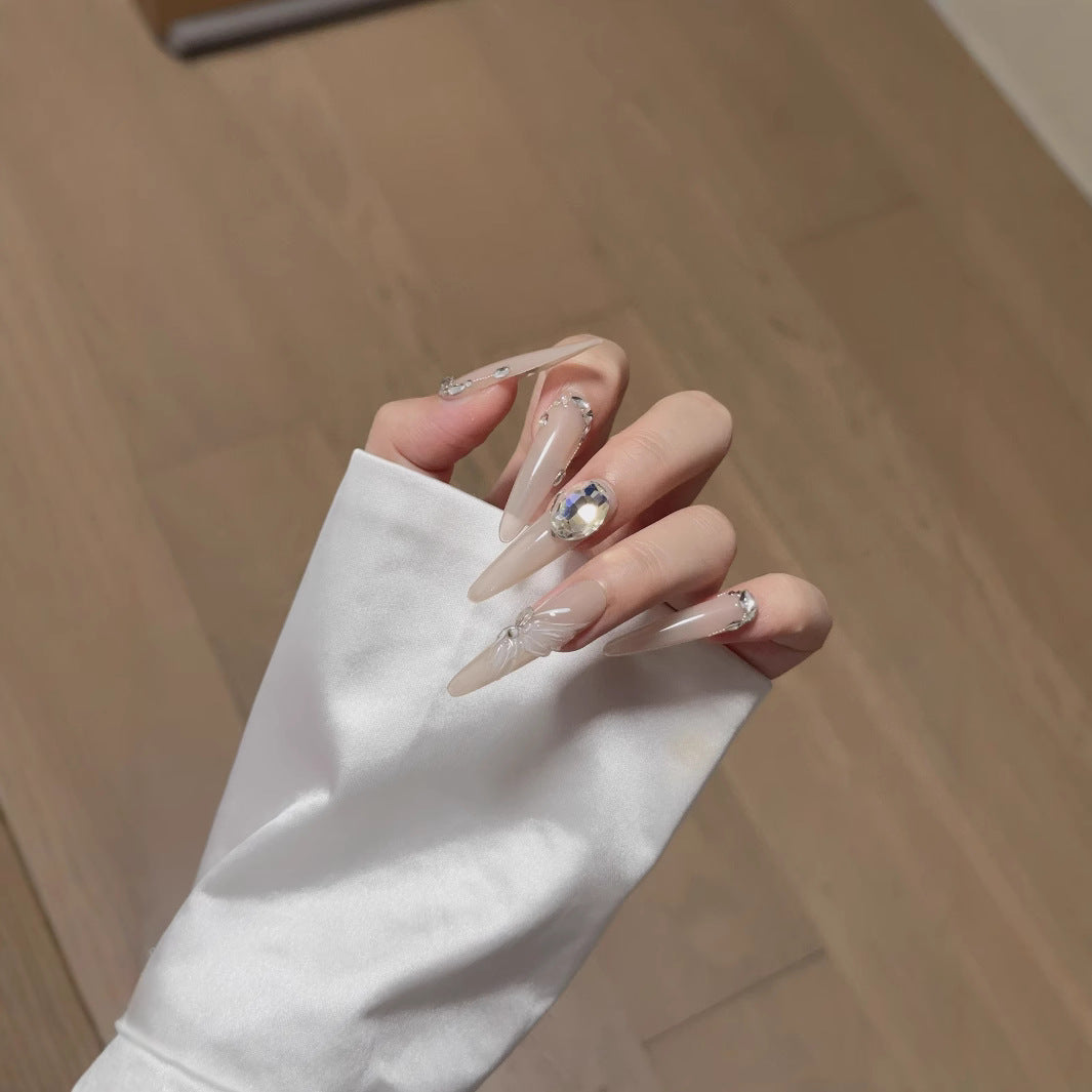 1025- Handmade press on nails fake nails removable