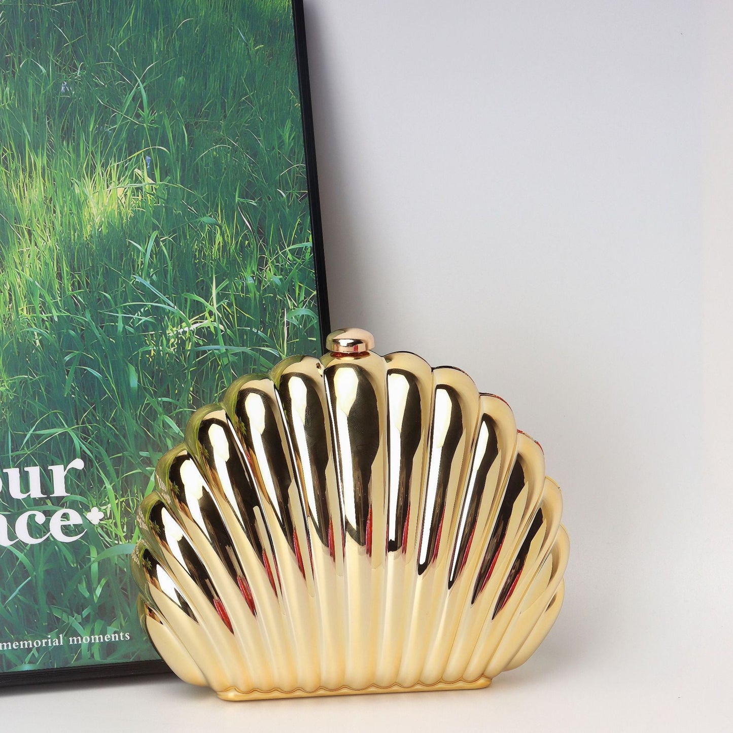 Shell Box Bag, Clutch Purse, Dinner Purse evening Clutch Purse Party, Prom Bag, Party Purse,