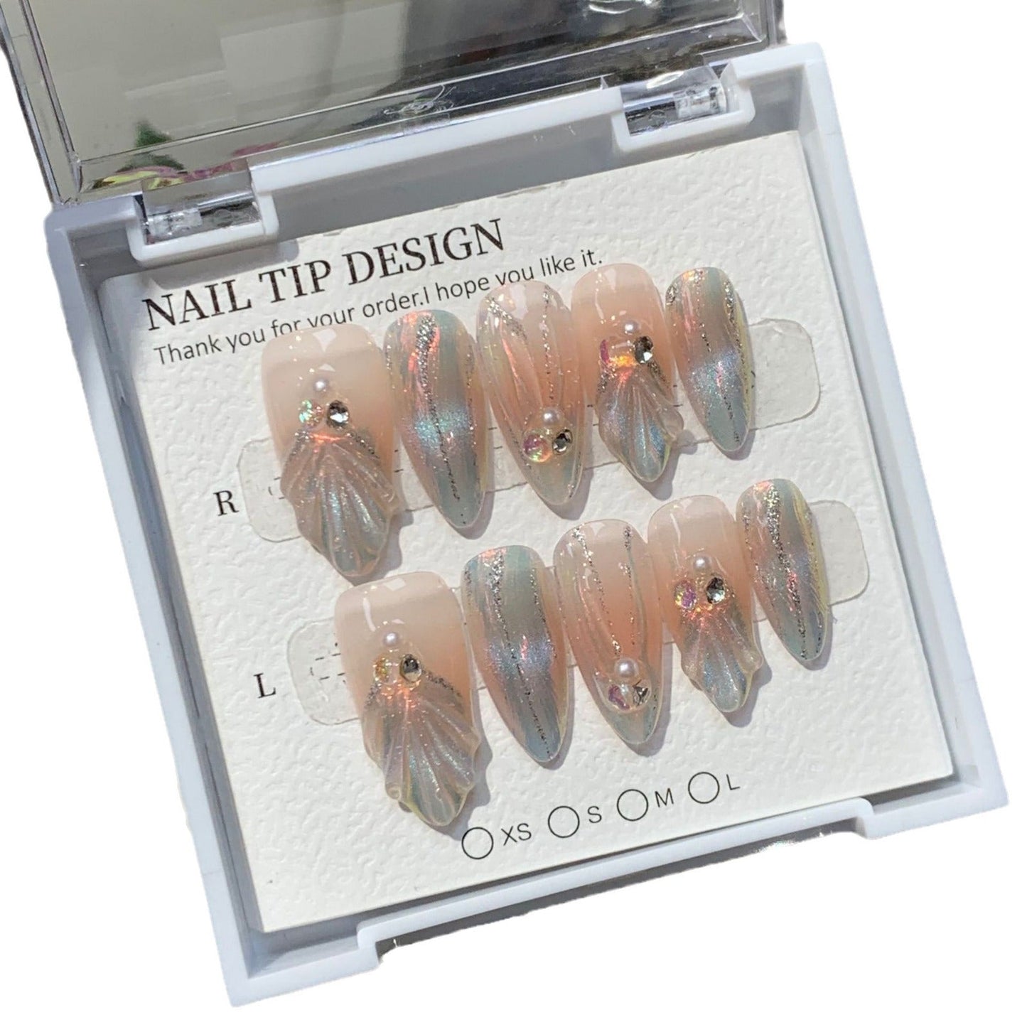 0996- Handmade press on nails fake nails removable