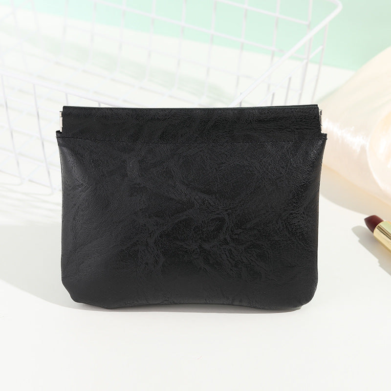 Automatic closing data cable, earphone portable storage bag, lipstick key, cosmetics portable small bag,