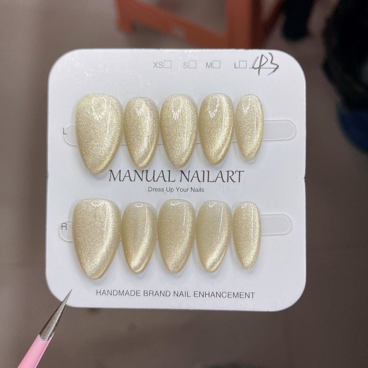 1026- Handmade press on nails fake nails removable