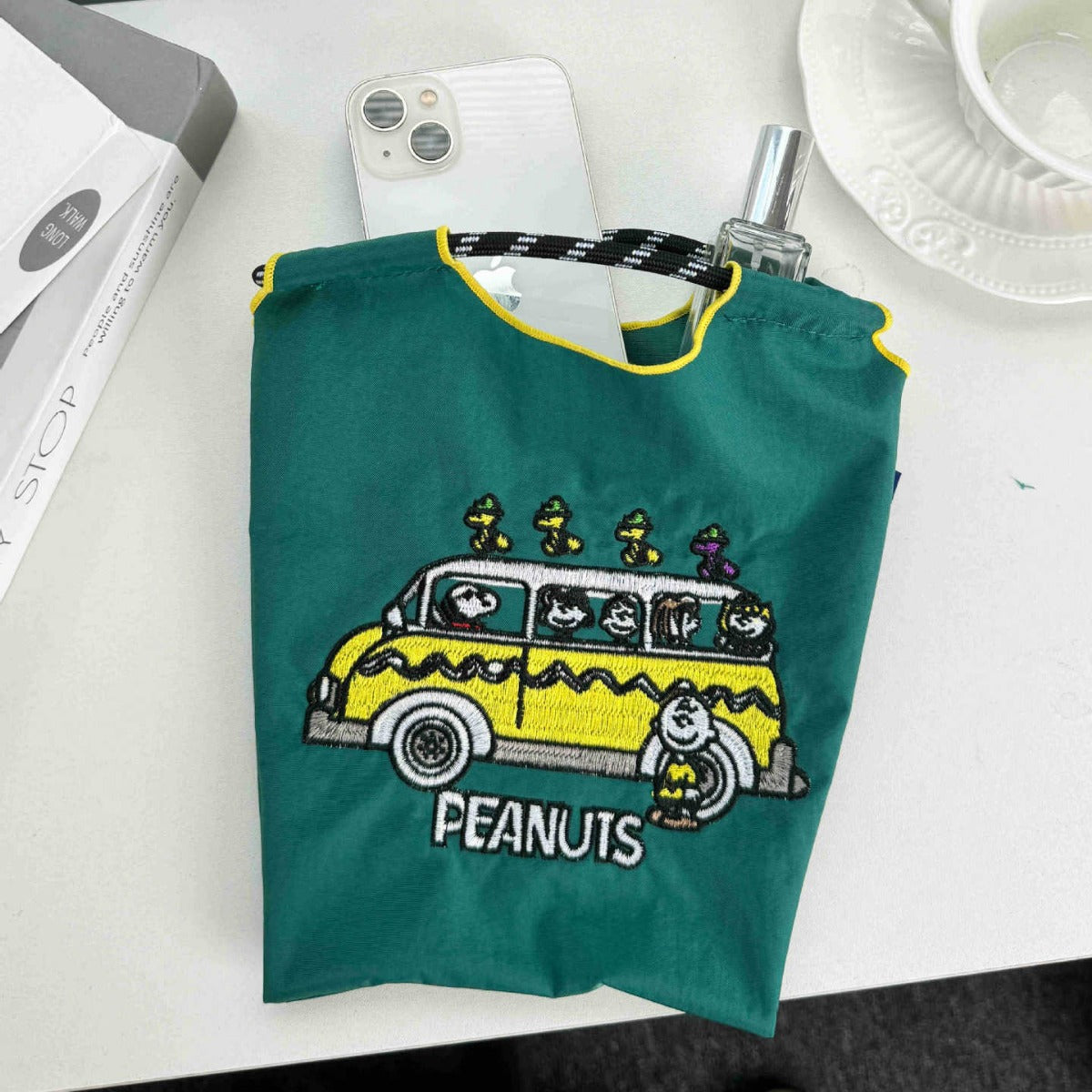 Leisure bag women's summer light cloth bag, large capacity shoulder tote bag, class commuter shoulder bag