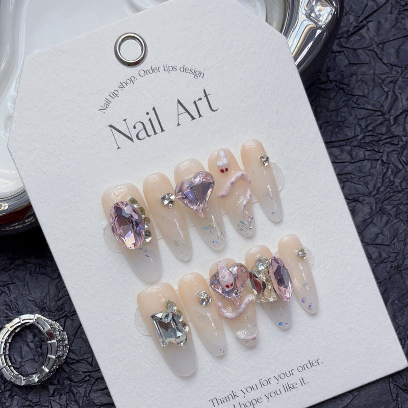 0937- Handmade press on nails fake nails removable