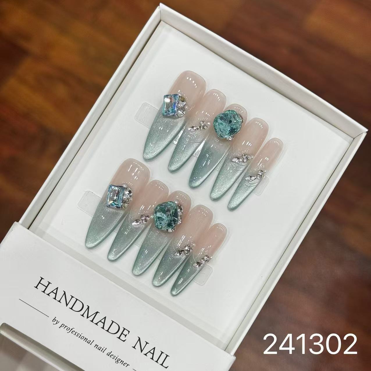 1028- Handmade press on nails fake nails removable