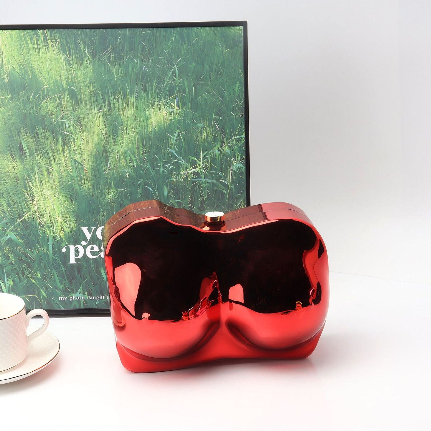 Elegant Irregular Acrylic Shaped Bag – Stylish evening Clutch Purse Perfect for Parties, Proms, and Weddings