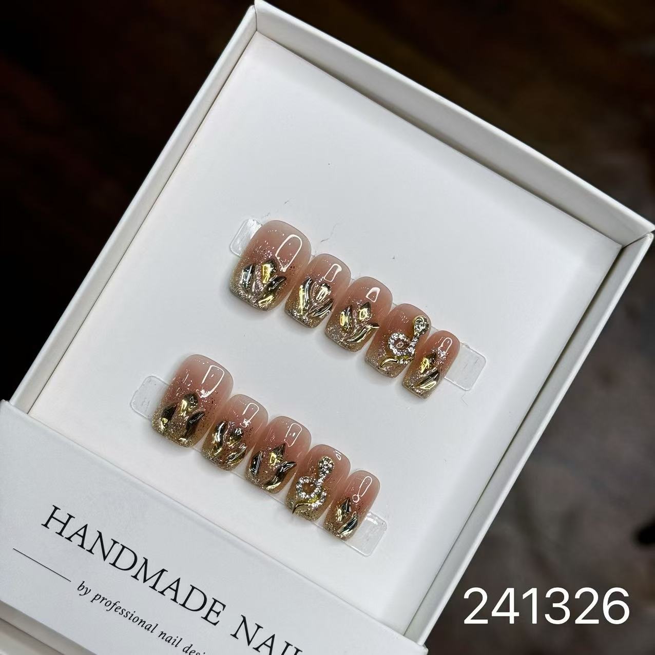 1030- Handmade press on nails fake nails removable