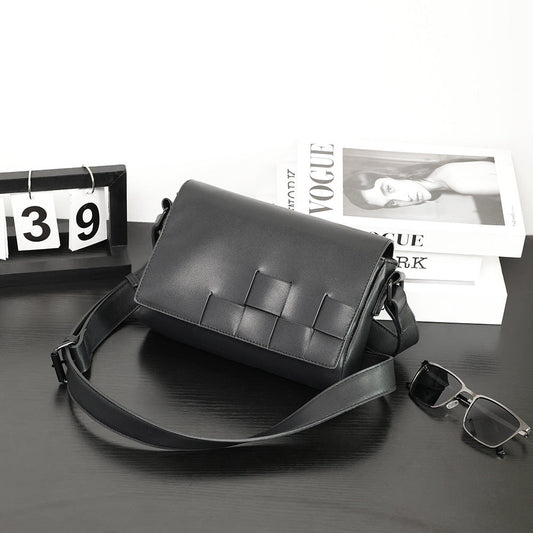 Shoulder bag men, fashion crossbody bag unisex, woven crossbody bag,